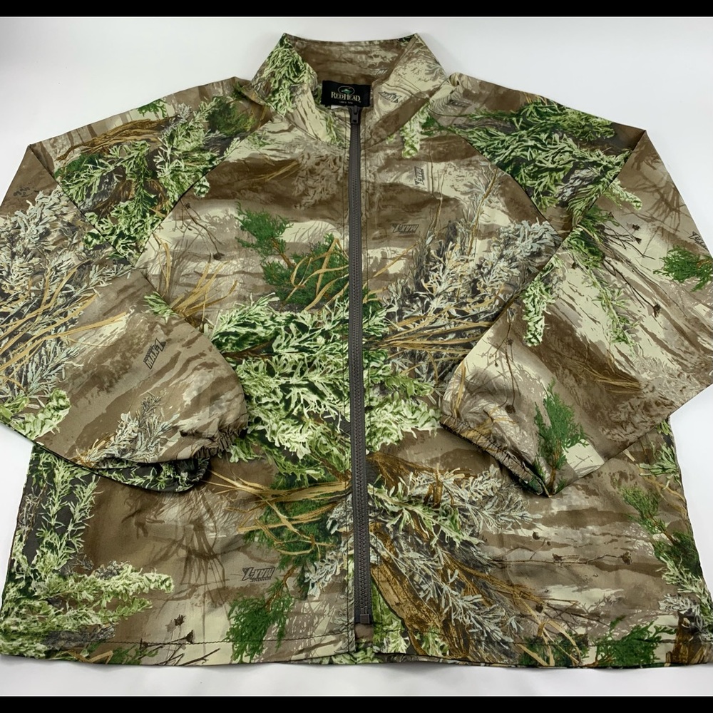 RED HEAD CAMOUFLAGE WINDBREAKER SUMMER JACKET S/M